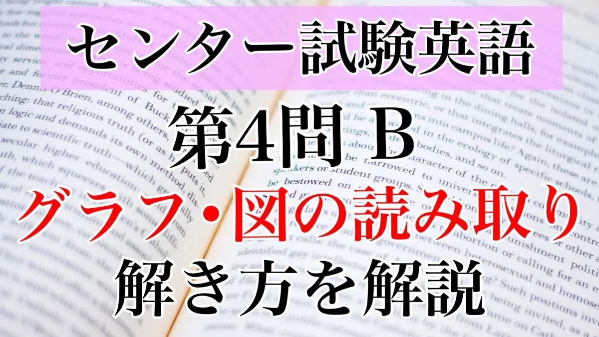 センター試験|英語　第4問(B)解き方大解剖～大問別に解説します～