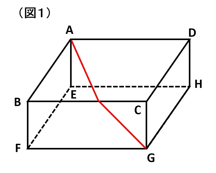 【算数科講師向け】平面の場合と一緒！？立体図形の最短距離問題
